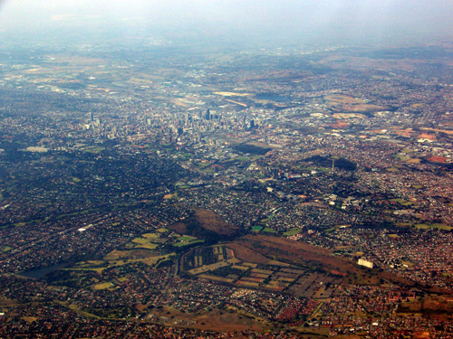Johannesburg aerial shot