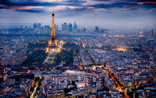 Paris aerial